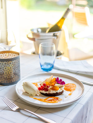 Plat restaurant la Chênaie Grignan